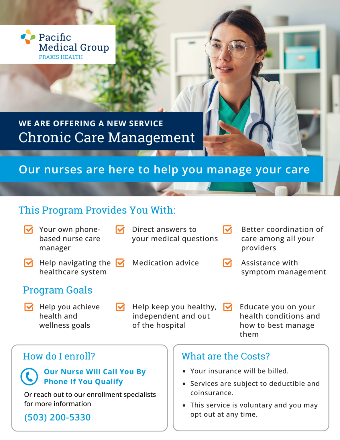 Chronic Care Management | Pacific Medical Group | Multiple Locations in ...