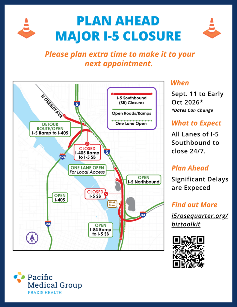 I-5 closure General flyer | I-5 closure General flyer